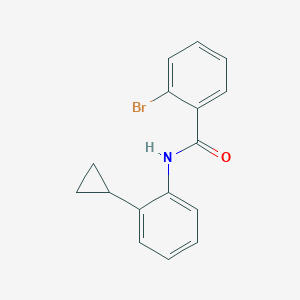 molecular formula C16H14BrNO B5511428 2-bromo-N-(2-cyclopropylphenyl)benzamide 
