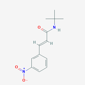 molecular formula C13H16N2O3 B5511451 N-(tert-butyl)-3-(3-nitrophenyl)acrylamide 