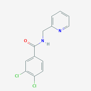 molecular formula C13H10Cl2N2O B5511597 3,4-dichloro-N-(2-pyridinylmethyl)benzamide 