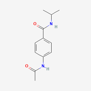 molecular formula C12H16N2O2 B5511627 4-(acetylamino)-N-isopropylbenzamide 