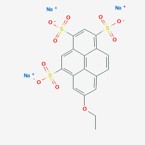 molecular formula C18H11Na3O10S3 B055117 Trisodium 7-ethoxypyrene-1,3,5-trisulfonate CAS No. 115787-91-2