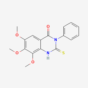 6,7,8-trimethoxy-3-phenyl-2-thioxo-2,3-dihydro-4(1H)-quinazolinone