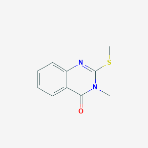 molecular formula C10H10N2OS B5511989 3-methyl-2-(methylthio)-4(3H)-quinazolinone 