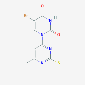 5-bromo-6'-methyl-2'-(methylthio)-2H-1,4'-bipyrimidine-2,4(3H)-dione