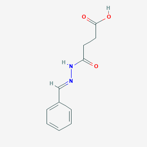 4-(2-benzylidenehydrazino)-4-oxobutanoic acid