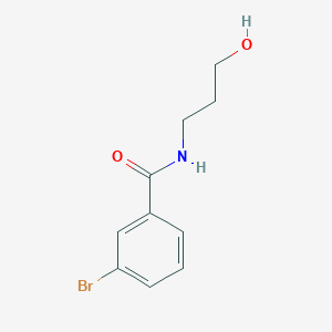 3-bromo-N-(3-hydroxypropyl)benzamide