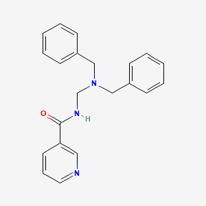 N-[(dibenzylamino)methyl]nicotinamide
