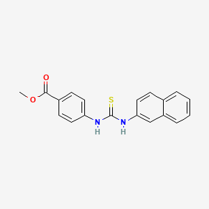 methyl 4-{[(2-naphthylamino)carbonothioyl]amino}benzoate