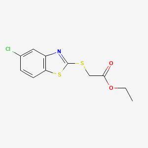 ethyl [(5-chloro-1,3-benzothiazol-2-yl)thio]acetate