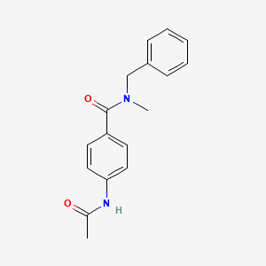 4-(acetylamino)-N-benzyl-N-methylbenzamide