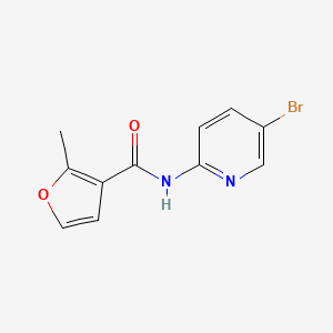 molecular formula C11H9BrN2O2 B5512228 N-(5-bromo-2-pyridinyl)-2-methyl-3-furamide 