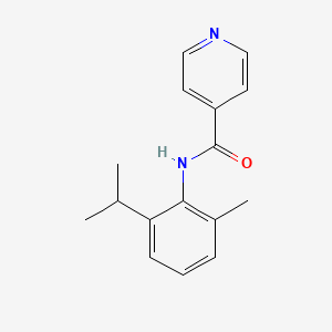 molecular formula C16H18N2O B5512299 N-(2-异丙基-6-甲基苯基)异烟酰胺 