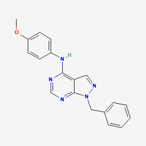 1-benzyl-N-(4-methoxyphenyl)-1H-pyrazolo[3,4-d]pyrimidin-4-amine