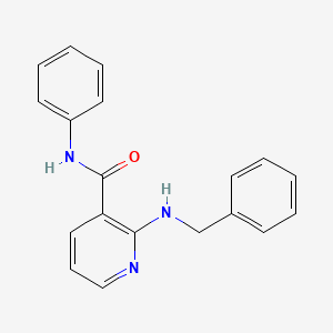 molecular formula C19H17N3O B5512452 2-(苯甲胺基)-N-苯基烟酰胺 