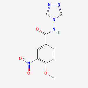 4-methoxy-3-nitro-N-4H-1,2,4-triazol-4-ylbenzamide