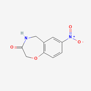 7-nitro-4,5-dihydro-1,4-benzoxazepin-3(2H)-one