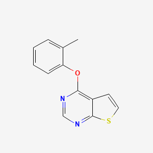 4-(2-methylphenoxy)thieno[2,3-d]pyrimidine