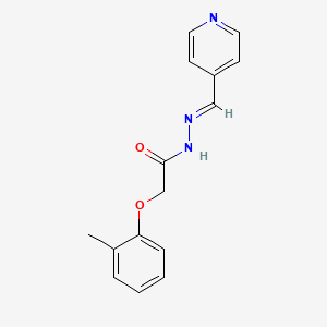 2-(2-methylphenoxy)-N'-(4-pyridinylmethylene)acetohydrazide