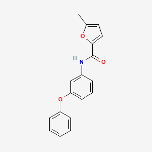 molecular formula C18H15NO3 B5512749 5-methyl-N-(3-phenoxyphenyl)-2-furamide 