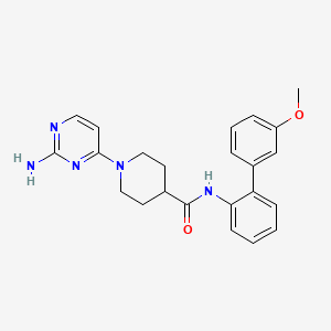 1-(2-aminopyrimidin-4-yl)-N-(3'-methoxybiphenyl-2-yl)piperidine-4-carboxamide