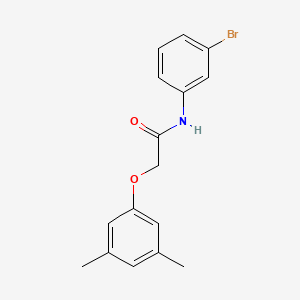 molecular formula C16H16BrNO2 B5512822 N-(3-溴苯基)-2-(3,5-二甲基苯氧基)乙酰胺 