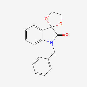 molecular formula C17H15NO3 B5513037 1'-benzylspiro[1,3-dioxolane-2,3'-indol]-2'(1'H)-one 