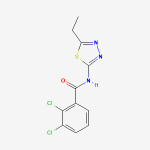 molecular formula C11H9Cl2N3OS B5513072 2,3-dichloro-N-(5-ethyl-1,3,4-thiadiazol-2-yl)benzamide CAS No. 6167-72-2