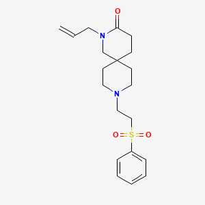 2-allyl-9-[2-(phenylsulfonyl)ethyl]-2,9-diazaspiro[5.5]undecan-3-one