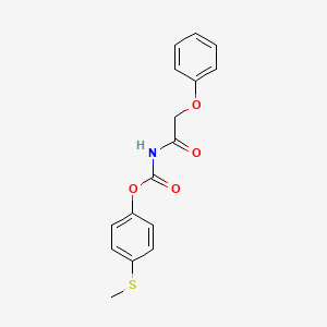 4-(methylthio)phenyl (phenoxyacetyl)carbamate