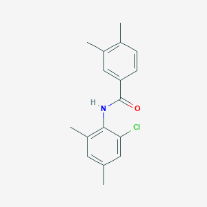 N-(2-chloro-4,6-dimethylphenyl)-3,4-dimethylbenzamide