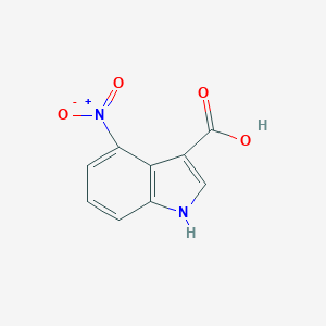molecular formula C9H6N2O4 B055138 4-nitro-1H-indole-3-carboxylic acid CAS No. 123604-27-3