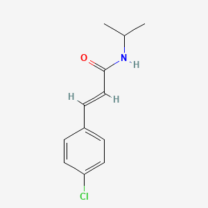 molecular formula C12H14ClNO B5514134 3-(4-chlorophenyl)-N-isopropylacrylamide 