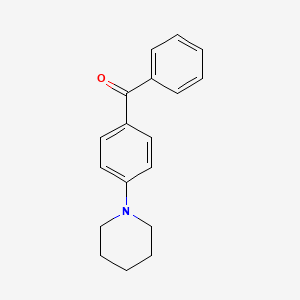 molecular formula C18H19NO B5514142 phenyl[4-(1-piperidinyl)phenyl]methanone CAS No. 106947-61-9