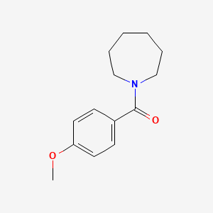 molecular formula C14H19NO2 B5514158 1-(4-methoxybenzoyl)azepane 