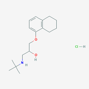 molecular formula C17H28ClNO2 B055142 De(2,3-dihydroxy) Nadolol Hydrochloride CAS No. 15148-92-2
