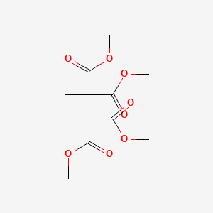 molecular formula C12H16O8 B5514565 tetramethyl 1,1,2,2-cyclobutanetetracarboxylate CAS No. 64374-98-7