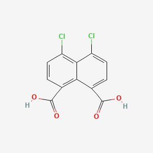 molecular formula C12H6Cl2O4 B5514751 4,5-dichloro-1,8-naphthalenedicarboxylic acid CAS No. 7267-11-0