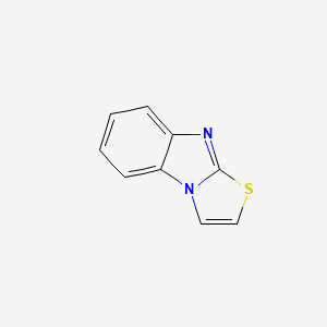 molecular formula C9H6N2S B5514785 [1,3]噻唑并[3,2-a]苯并咪唑 CAS No. 247-83-6