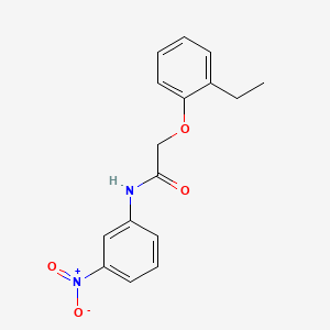molecular formula C16H16N2O4 B5514999 2-(2-ethylphenoxy)-N-(3-nitrophenyl)acetamide 