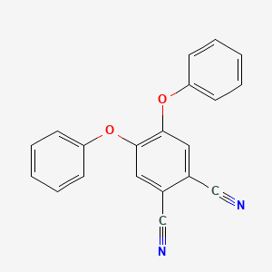 molecular formula C20H12N2O2 B5515073 4,5-二苯氧基邻苯二甲腈 CAS No. 147699-63-6