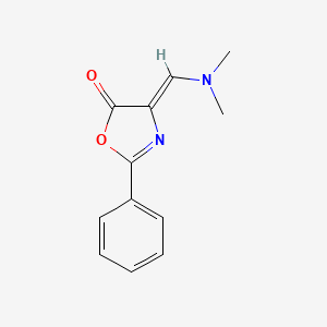 molecular formula C12H12N2O2 B5515299 4-[(dimethylamino)methylene]-2-phenyl-1,3-oxazol-5(4H)-one 