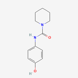 molecular formula C12H16N2O2 B5515397 N-(4-hydroxyphenyl)-1-piperidinecarboxamide 