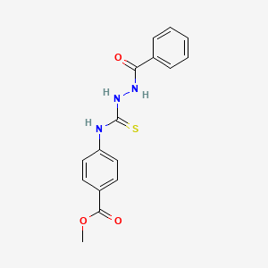 methyl 4-{[(2-benzoylhydrazino)carbonothioyl]amino}benzoate