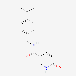 N-(4-isopropylbenzyl)-6-oxo-1,6-dihydro-3-pyridinecarboxamide