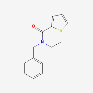 molecular formula C14H15NOS B5515564 N-benzyl-N-ethyl-2-thiophenecarboxamide 