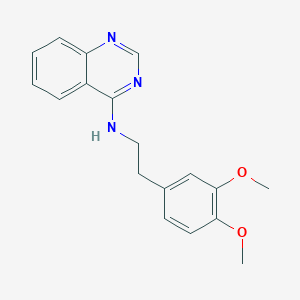 molecular formula C18H19N3O2 B5515683 N-[2-(3,4-dimethoxyphenyl)ethyl]-4-quinazolinamine 