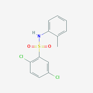 molecular formula C13H11Cl2NO2S B5515714 2,5-dichloro-N-(2-methylphenyl)benzenesulfonamide CAS No. 5344-62-7