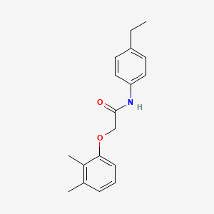 molecular formula C18H21NO2 B5515789 2-(2,3-二甲基苯氧基)-N-(4-乙基苯基)乙酰胺 