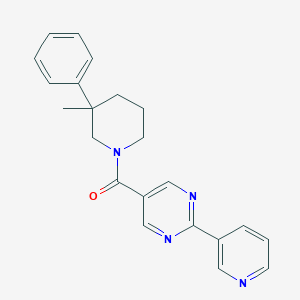 5-[(3-methyl-3-phenylpiperidin-1-yl)carbonyl]-2-pyridin-3-ylpyrimidine