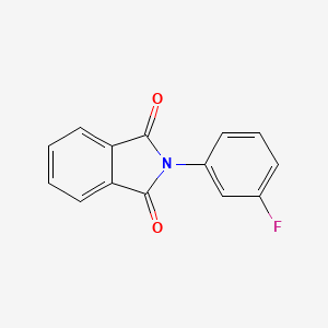 molecular formula C14H8FNO2 B5515839 2-(3-fluorophenyl)-1H-isoindole-1,3(2H)-dione 